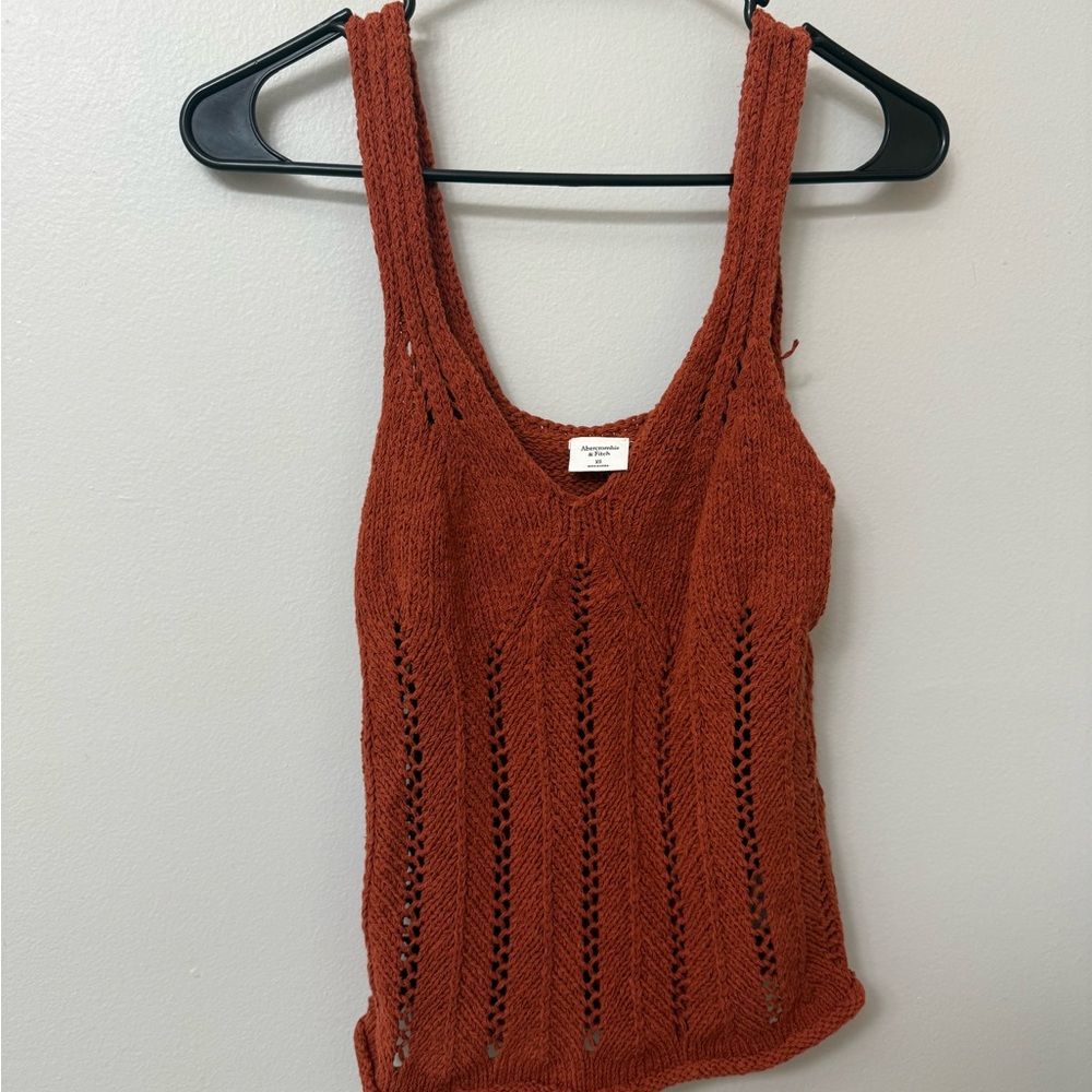 Abercrombie & Fitch Terracotta Knit Tank Top